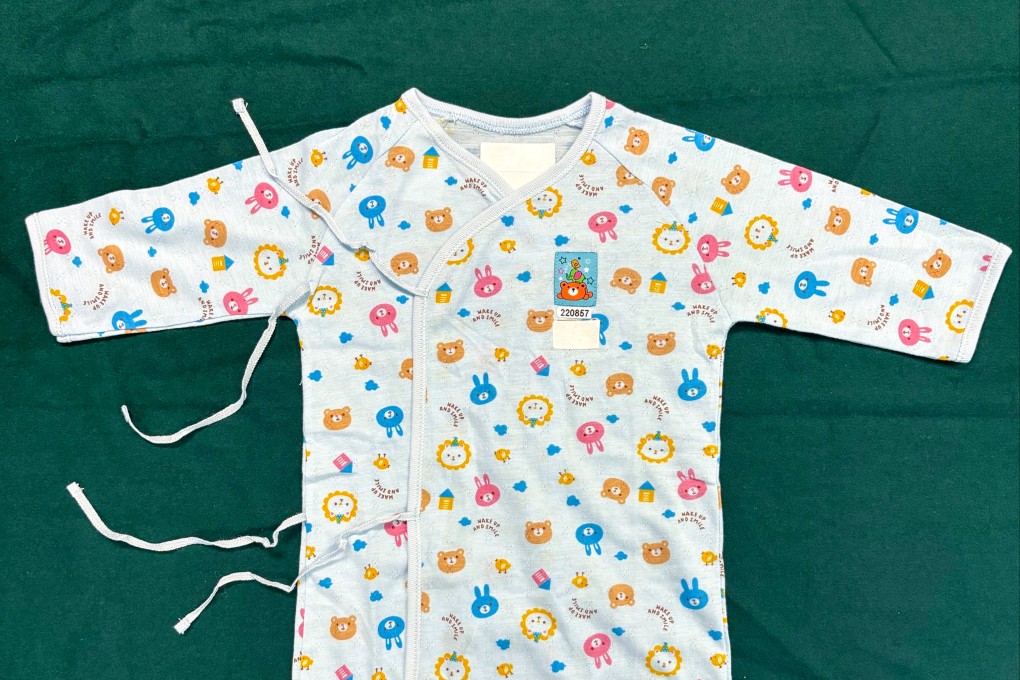 One of the babywear products flagged as a potential hazard by customs. Photo: Handout