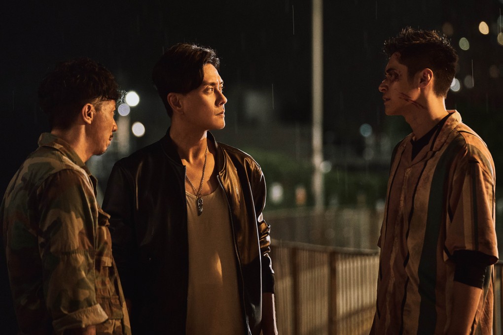 (From left) Louis Cheung, Bosco Wong and Carlos Chan in a still from The Unwavering Brotherhood (category III; Cantonese), directed by Terry Ng.