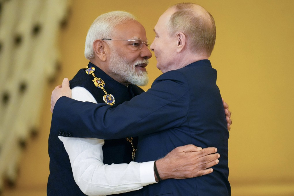 India’s Narendra Modi told Russia’s Vladimir Putin to push for a swift end to the war in Ukraine. Photo: AP