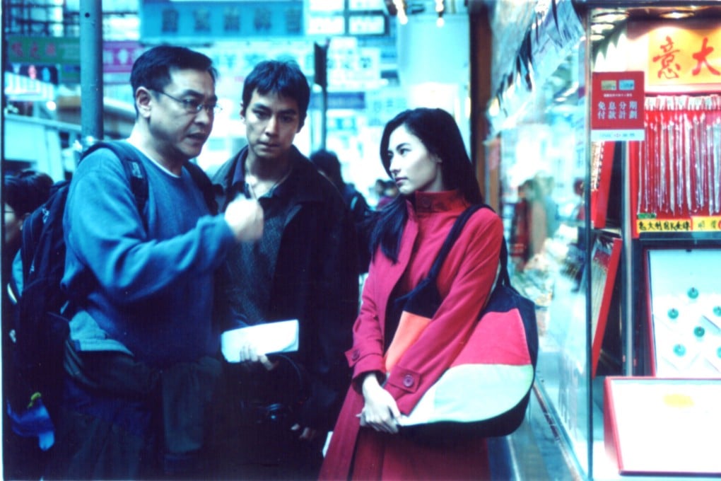 (From left) director Derek Yee, Daniel Wu and Cecilia Cheung on the set of One Nite in Mongkok in 2004. We unpack this crime film and two others he made in the 2000s, Protégé and Triple Tap. Photo: Handout