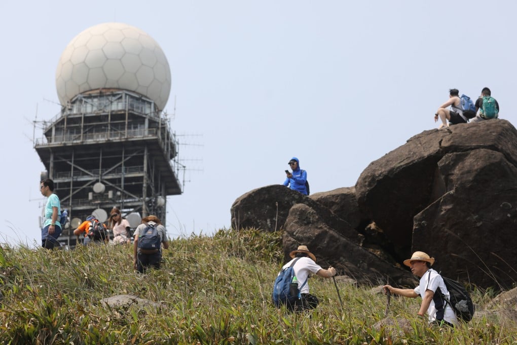 The 46-year-old man was on duty with his two colleagues at Tai Mo Shan at the time of the incident. Photo: Dickson Lee