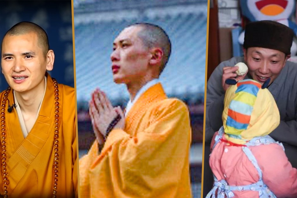 As the reach of social media grows ever greater, five monks in China have become something akin to online influencers. Photo: SCMP composite/Toutiao/Weibo/YouTube