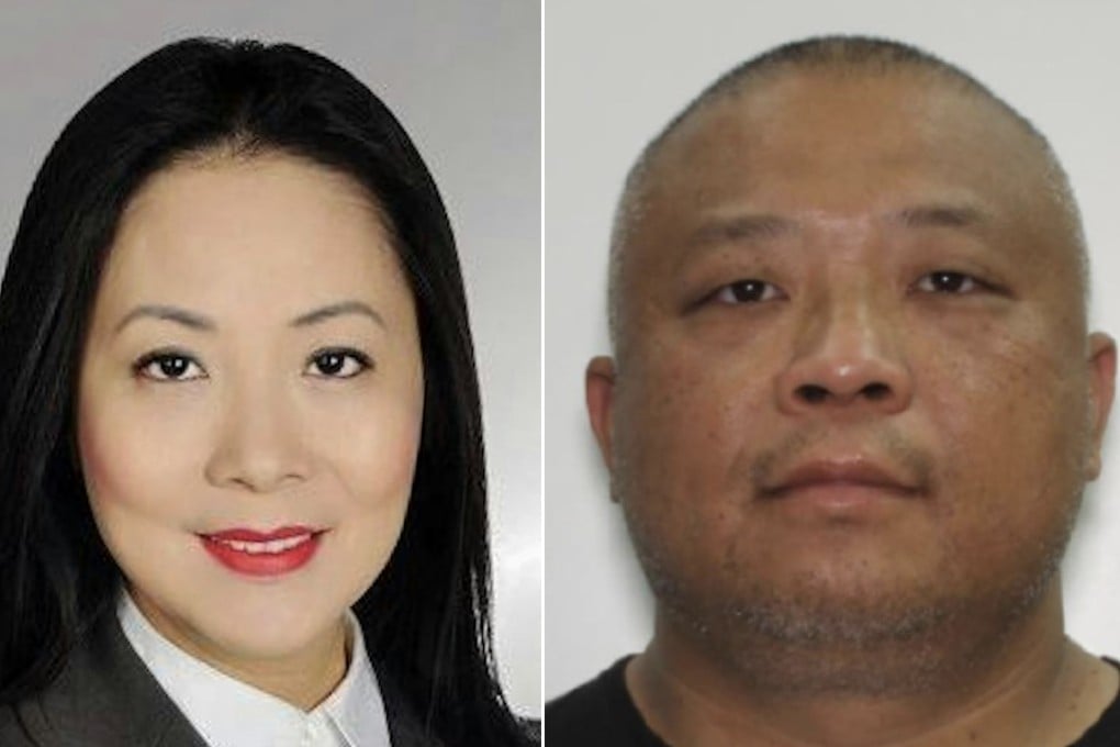 Zhixiong Marko Hu (right) is wanted in connection with the death of property agent Anita Mui (left). Photo: Handout