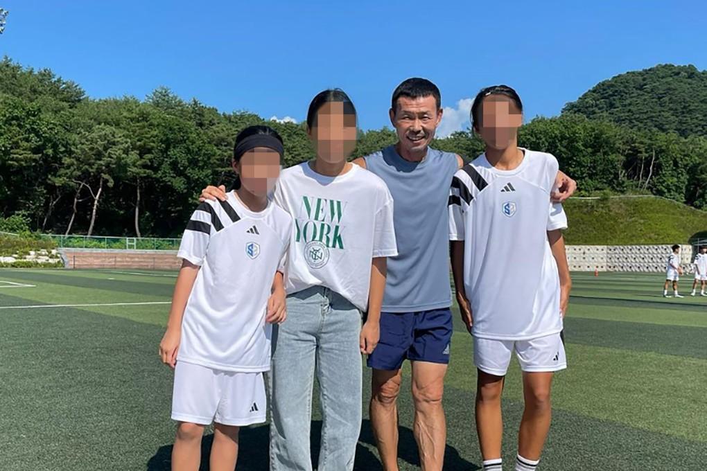 Son Woong-jung (above), his elder son Son Heung-yun and another coach at his academy were accused of physically and verbally abusing a 12-year-old student. Photo: Handout