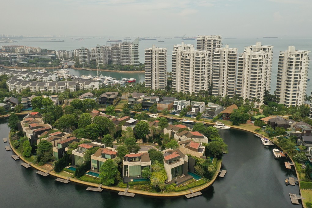 Luxury homes at Sentosa Cove, Singapore. Photo: Roy Issa