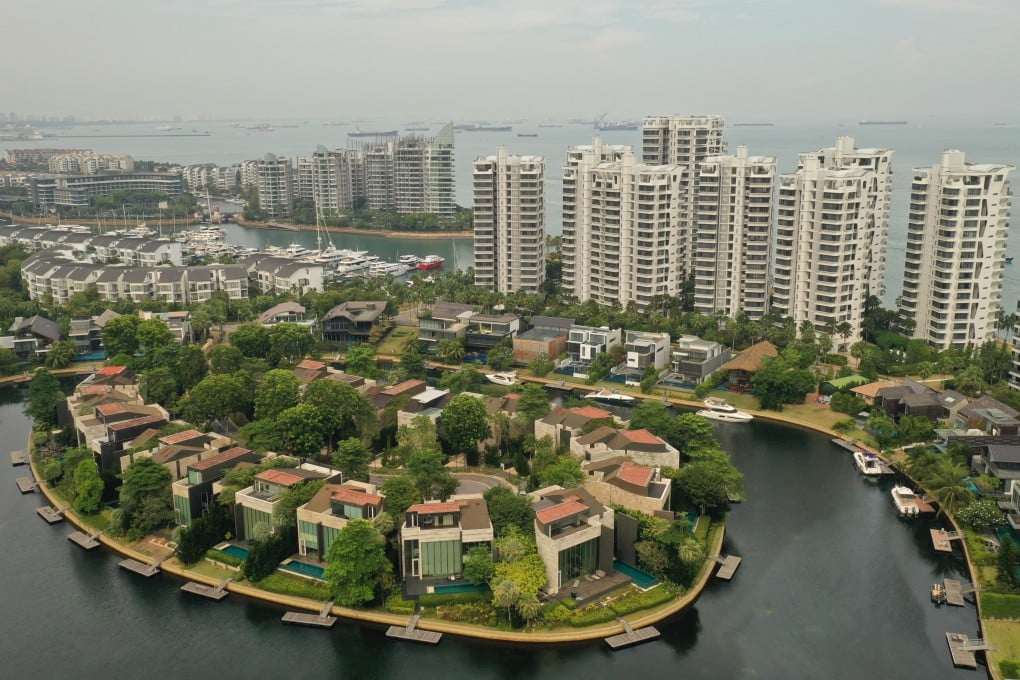 Luxury homes at Sentosa Cove, Singapore. Photo: Roy Issa