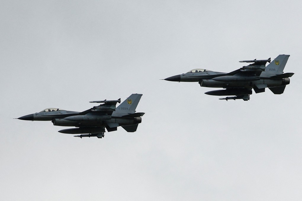 The crash was the first reported loss of an F-16 in Ukraine, where they arrived at the end of last month. Photo: Reuters