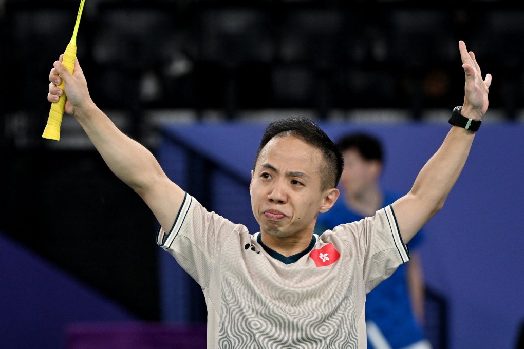 Men’s badminton top seed Chu Man-kai won his first match in Paris. Photo: Reuters
