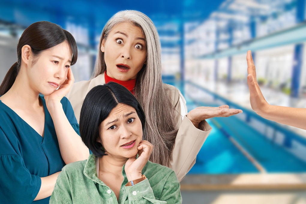 A swimming club in China is facing accusations of discrimination by only admitting women of “high quality” as members. Photo: SCMP composite/Shutterstock