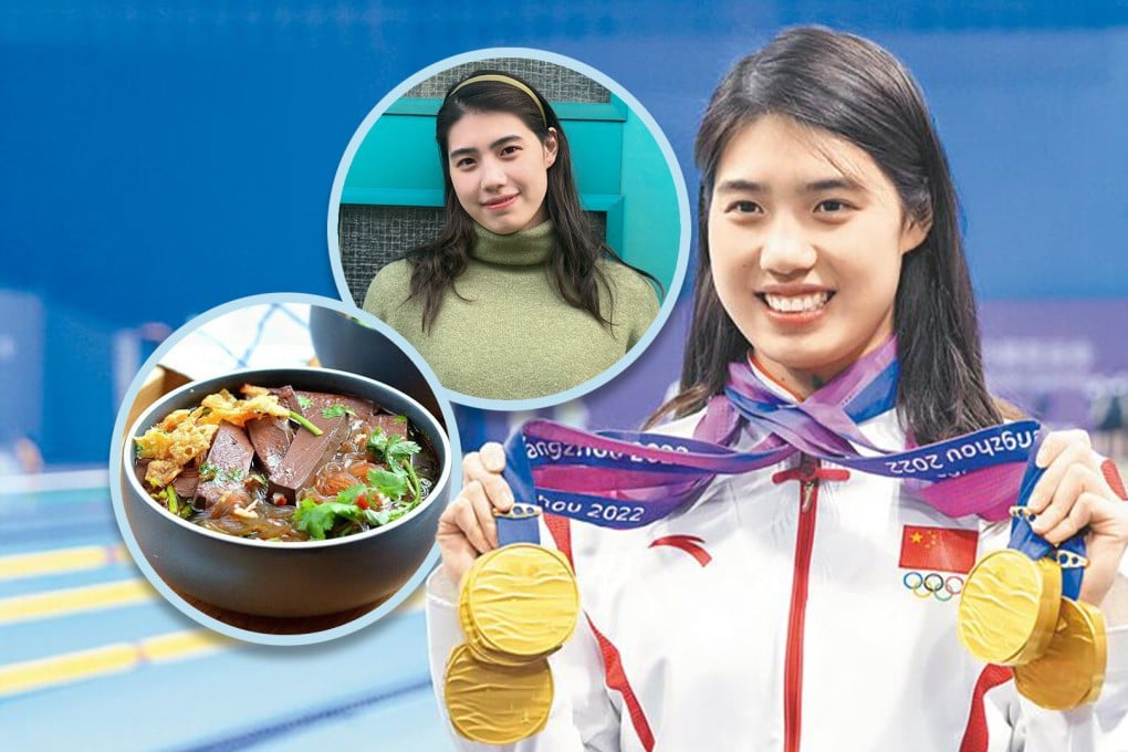 The Post profiles China’s champion Olympic swimmer Zhang Yufei whose exploits in the pool have earned her the
title “Butterfly Queen”. Photo: SCMP composite/Xinhua/Weibo/Sohu