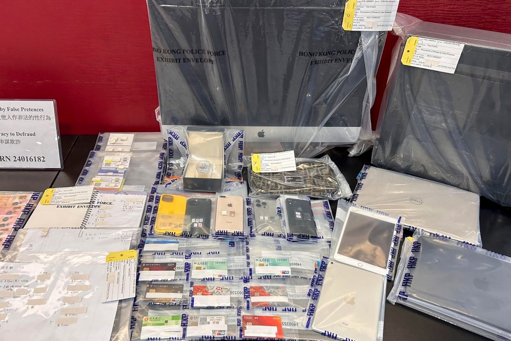 Some of the items seized in connection with the case. Photo: Handout