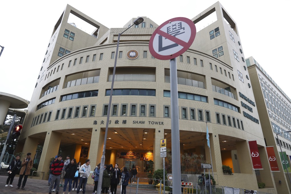 Baptist University has recorded a significant increase in its intake for first-year, non- local students. Photo: Nora Tam