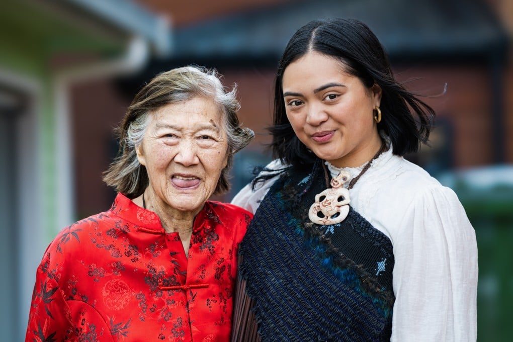 Suie Jung Thompson with her granddaughter Maia Te Hira. Photo: Ruchika Jain