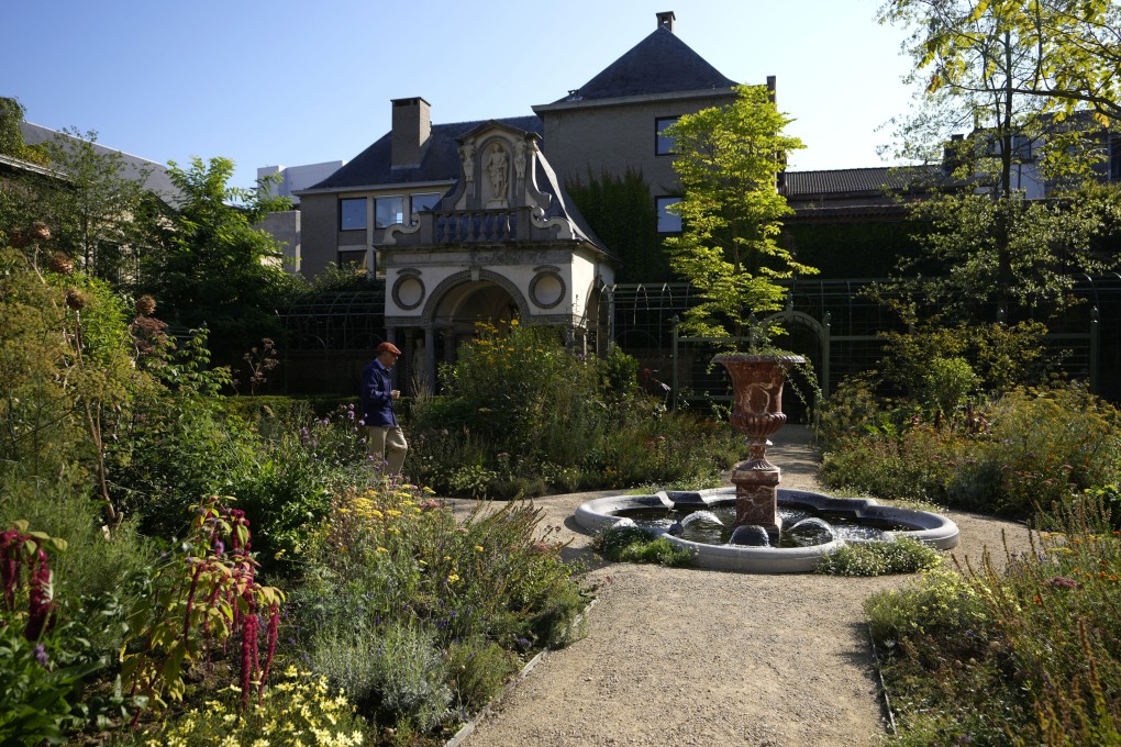 The newly restored garden of the Rubens House in Antwerp, Belgium. A partial reopening of the house - where Peter Paul Rubens created many of his famous paintings - gives a view into the Flemish painter’s life. Photo: AP