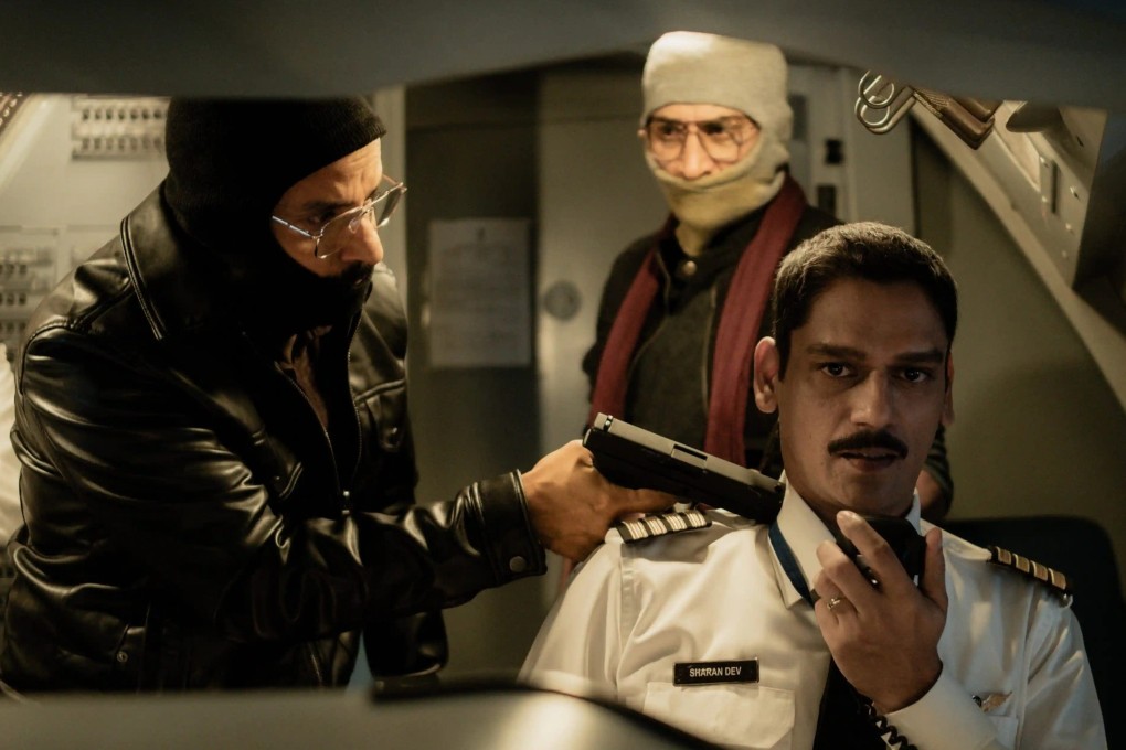 Vijay Varma (right) plays a pilot in IC 814: The Kandahar Hijack” a 2024 Indian Hindi-language crime thriller drama television miniseries about the hijacking of Indian Airlines Flight 814 in 1999. Photo: SCMPOST
