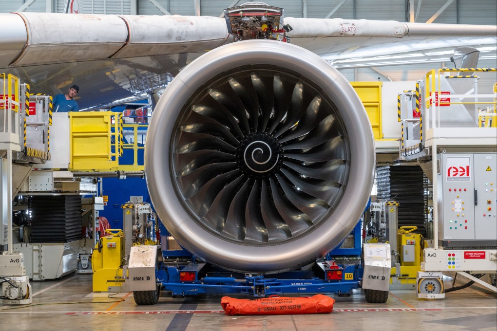 A Rolls-Royce Trent XWB-97, which powers  its Airbus A350-1000 model. Photo: Airbus