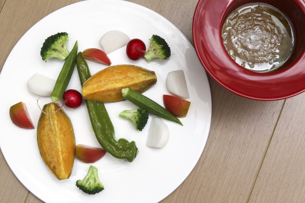Bagna Cauda sauce and vegetables from Trattoria Queen Hollywood In Sheung Wan, one of Bangladesh-born Hong Kong food and beverage entrepreneur Shakib Pasha’s go-to restaurants for dinner in the city. Photo: K. Y. Cheng