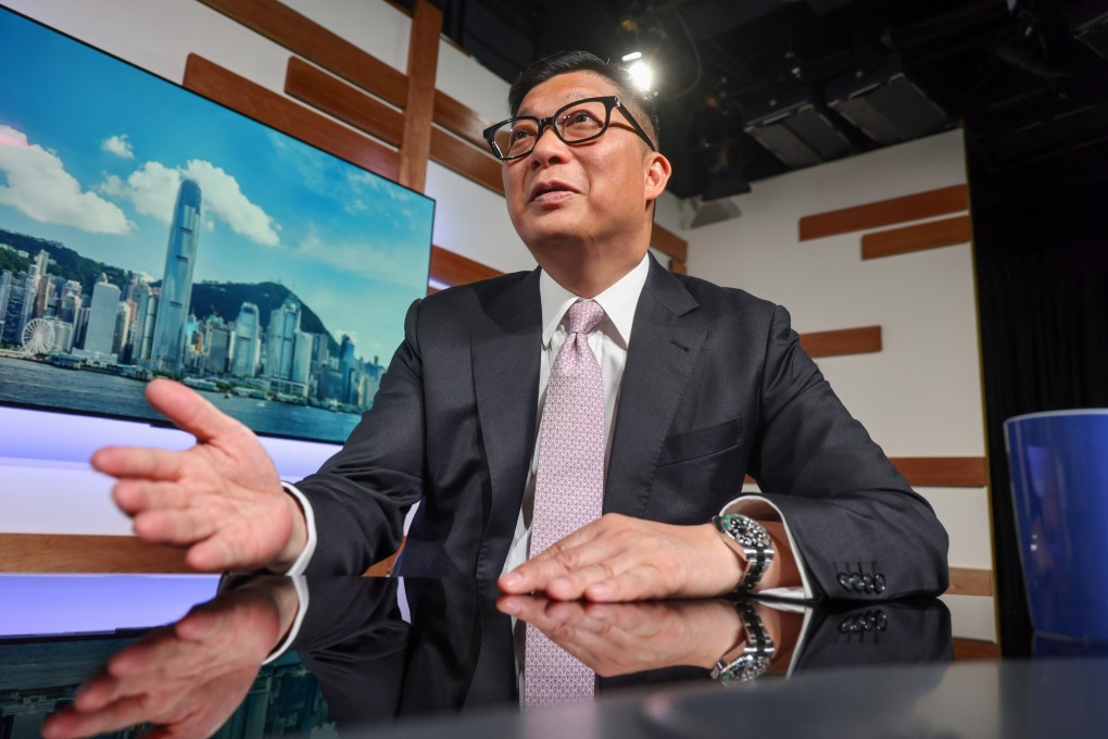 Secretary for Security Chris Tang hit out at The Wall Street Journal’s editorial, which included calls to sanction Hong Kong’s leaders. Photo: Dickson Lee