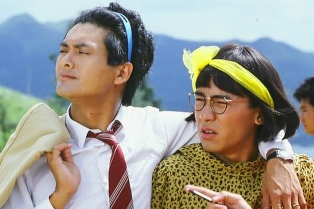 Chow Yun-Fat (left) and Tony Leung Chiu-wai in Angels and Devils. The 1983 TVB comedy series featured many other future Hong Kong stars, including Stephen Chow, Francis Ng, Sandra Ng, Lau Ching-wan, Lawrence Ng and Bobby Au Yeung. Photo: TVB