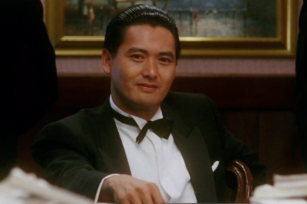 Chow Yun-fat in a still from God of Gamblers, Wong Jing’s gambling classic that broke Hong Kong box-office records in 1989, and, along with Casino Raiders the same year and All for the Winner in 1990, set the gambling movie genre in motion.