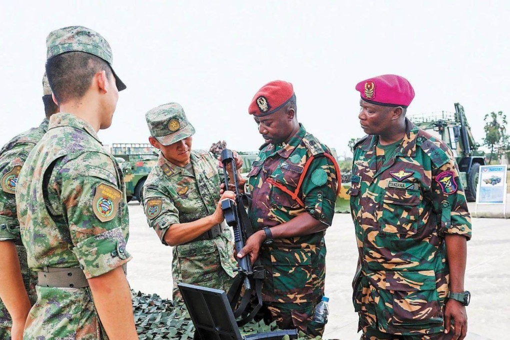 Troops prepare to take part inlast month’s joint exercise involving China, Tanzania and Mozambique. Photo: Xinhua