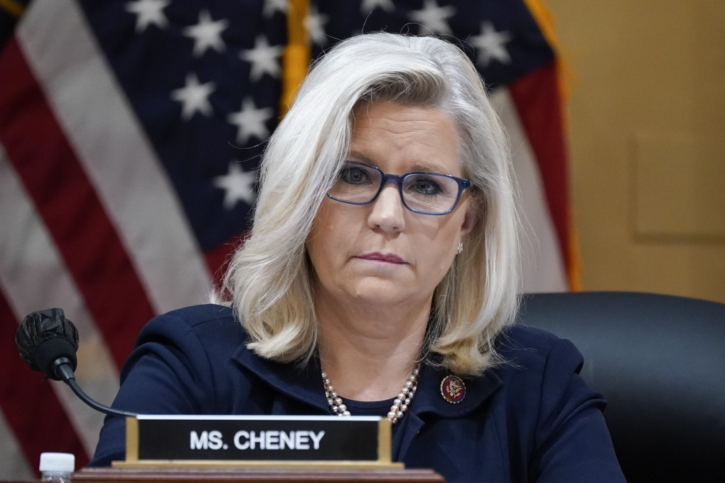 US congresswoman Liz Cheney listens as the House select committee investigating the January 6 holds a hearing in Washington in June 2022. Photo: AP