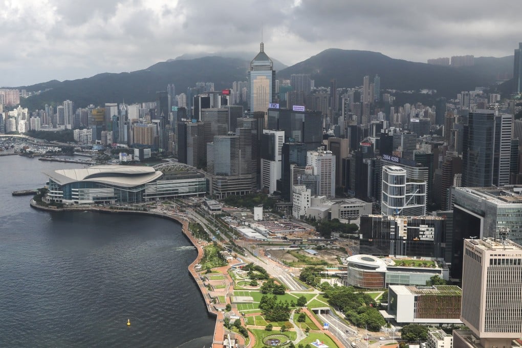 Hong Kong’s financial district in Central, seen from Victoria Harbour in August 2024. Photo: Edmond So