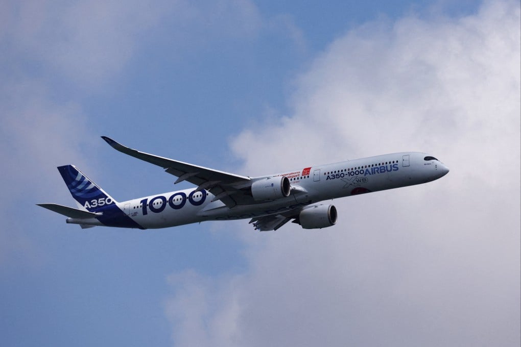 An Airbus A350-1000. Cathay Pacific has 18 of the model of aircraft. Photo: Reuters