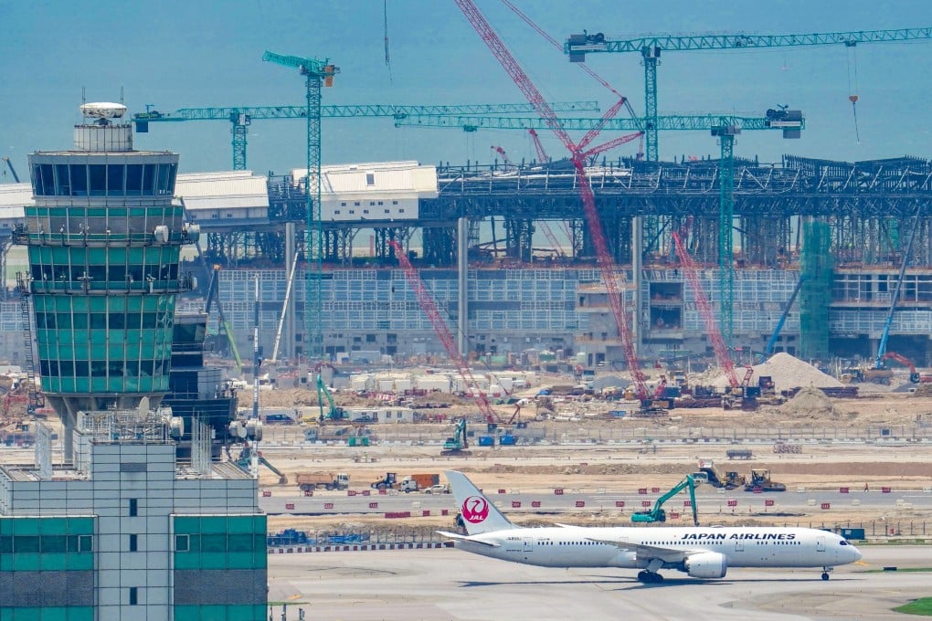 The airport’s HK$141.5 billion expansion project started in 2016 and includes a new 3.8km runway. Photo: May Tse