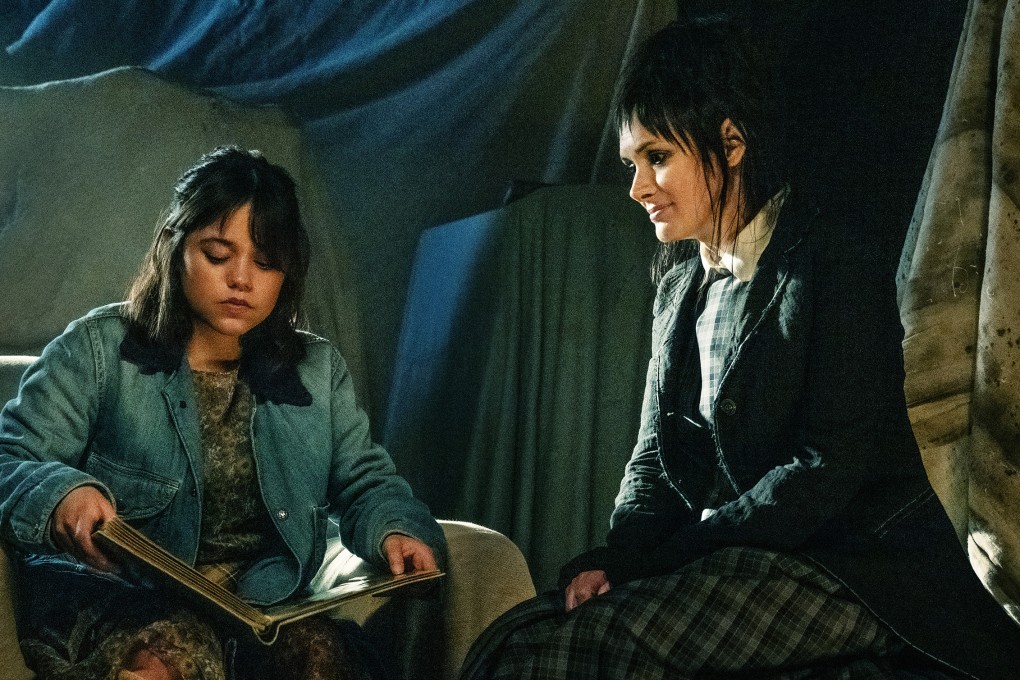 Jenna Ortega, left, as Astrid and Winona Ryder as Lydia in Beetlejuice Beetlejuice, which you can now watch in cinemas in Hong Kong. Read on for four more of the best things to enjoy this weekend. Photo: TNS