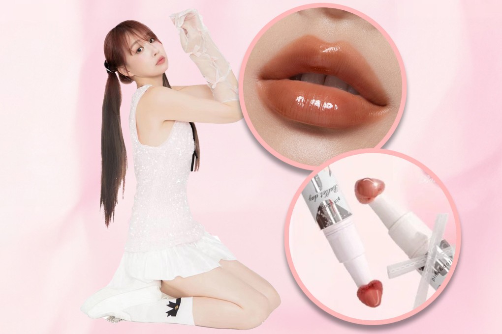 A Chinese make-up brand’s marketing campaign generated significant controversy for a poster showing a penis-shaped lip gloss stick. Photo: SCMP composite/Shutterstock/Xiaohongshu