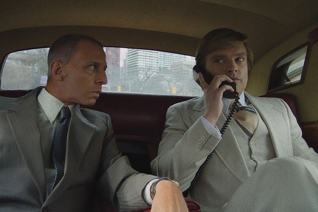 Jeremy Strong (left) as lawyer Roy Cohn and Sebastian Stan as Donald Trump in The Apprentice, directed by Ali Abbasi. The movie promises to be one of the most controversial this year. Photo: TNS