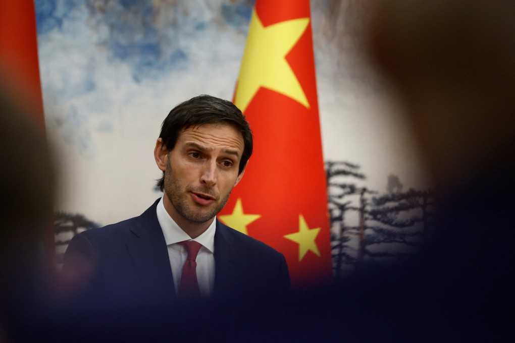 Wopke Hoekstra, current EU climate commissioner and a front runner for the trade brief, has blamed China for “derailing our economy”. Photo: Reuters