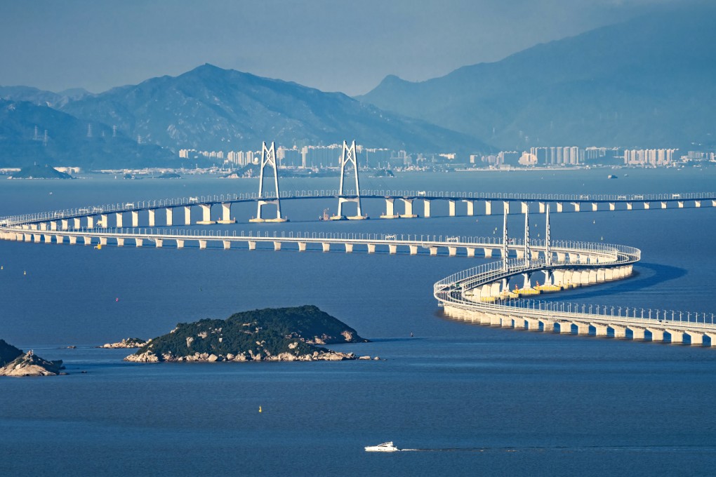 The Zhuhai section of the Hong Kong-Zhuhai-Macau Bridge is pictured on June 12, 2020 in Zhuhai, Guangdong province. Photo: VCG via Getty Images