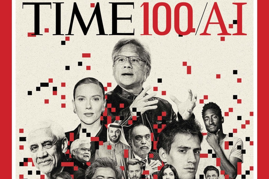 The Time Magazine cover for its list of the 100 most influential people in artificial intelligence. Photo: X/@TIME