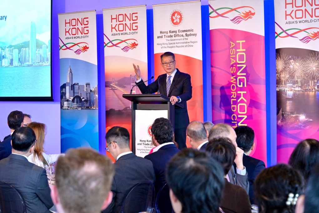 Financial Secretary Paul Chan recently returned from his official visit to Australia to strength business ties. Photo: Handout