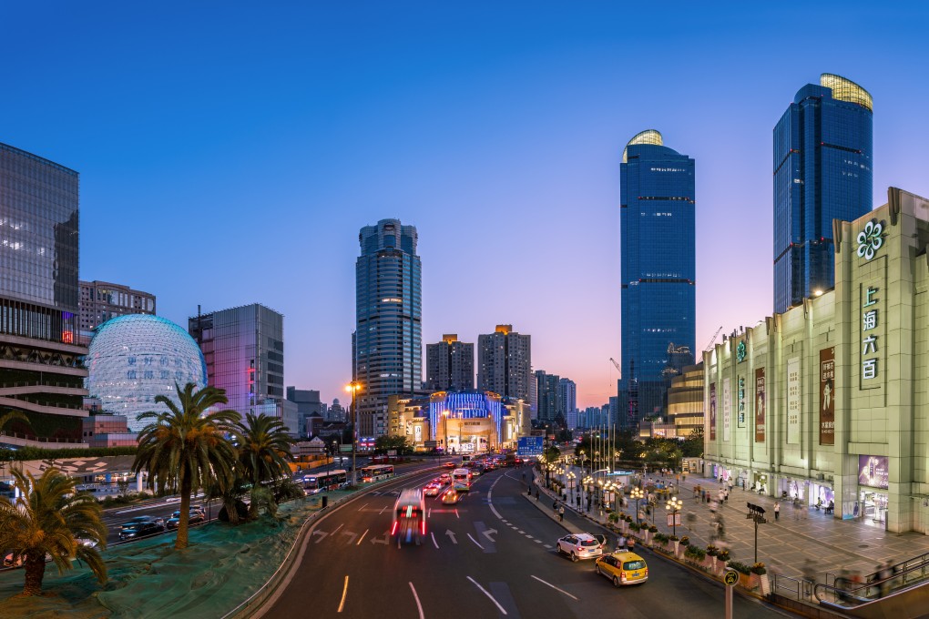 Shanghai’s Xujiahui Commercial and shopping district pictured on September 5, 2020. Photo: Shutterstock