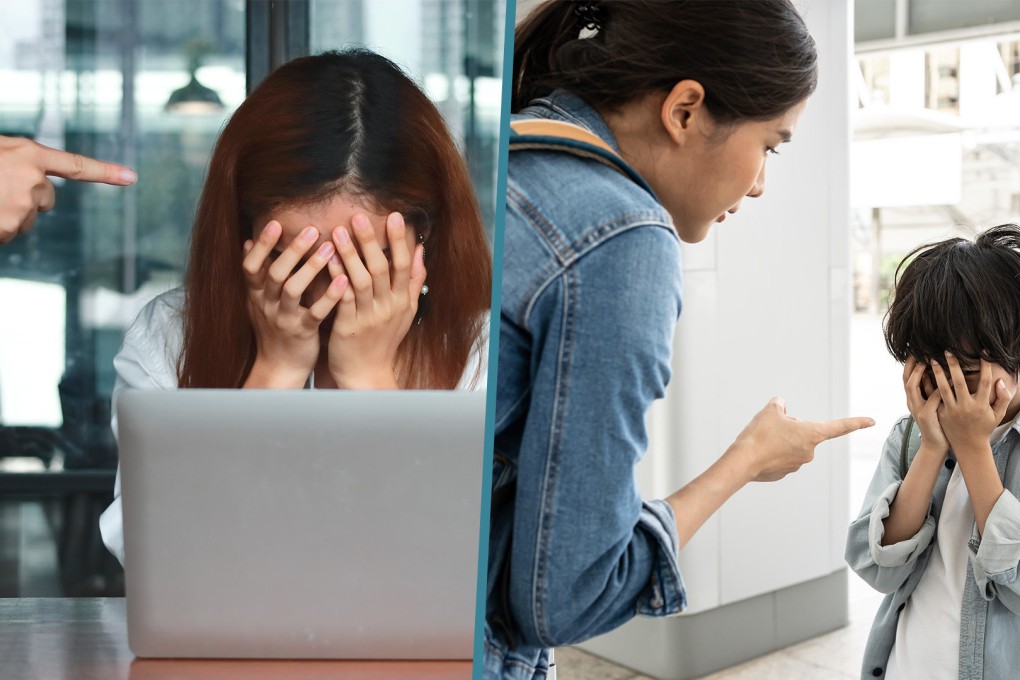 A Malaysian woman alleges that a year of workplace bullying resulted in her expressing frustration by striking her young son. Photo: SCMP composite/Shutterstock