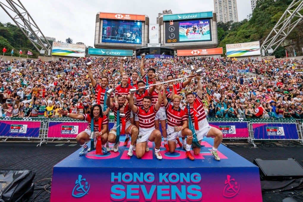 The Cathay/HSBC Hong Kong Sevens is one of the major sporting spectacles in Hong Kong that drive global interest. Photo: Ike images