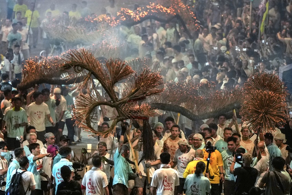 The Tai Hang Fire Dragon Dance is a fixture of Hong Kong’s Mid-Autumn Festival celebrations. Photo: Sam Tsang