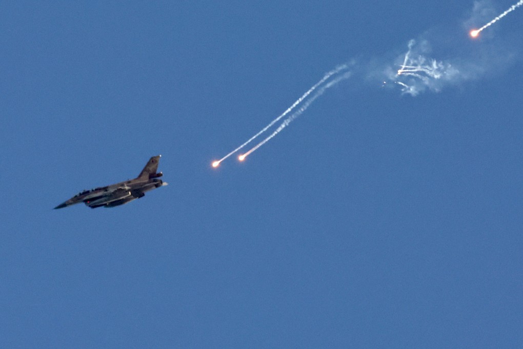 An Israeli fighter jet near the Lebanon-Israel border on August 25. Israel has vowed to stop Iranian entrenchment in Syria. Photo: EPA-EFE