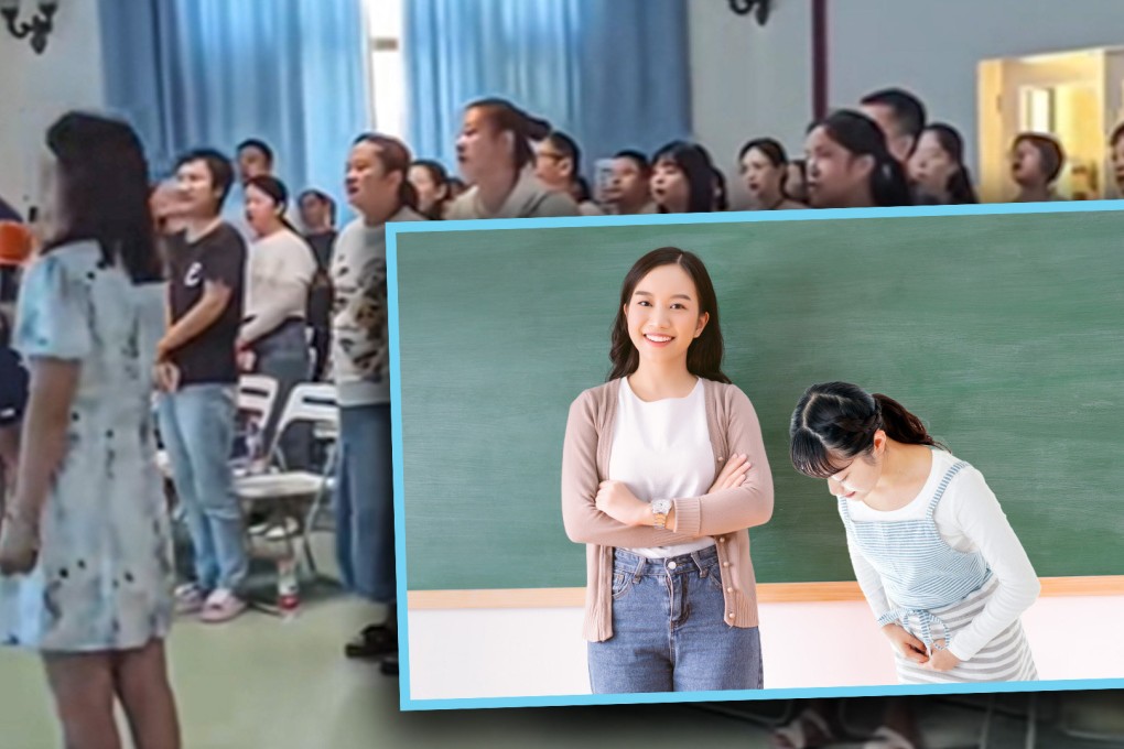 A kindergarten in China faces criticism for asking parents to pledge civility, sparking national discussion. Photo: SCMP composite/Shutterstock/Douyin