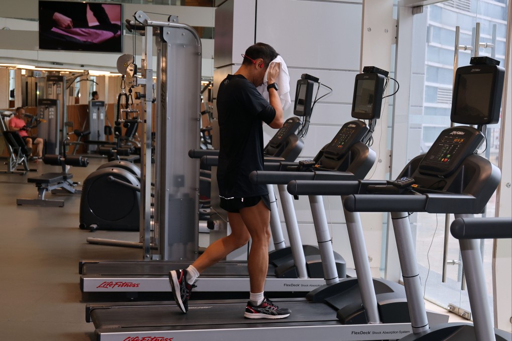 View of Gym room at Nina Hotel in Tsuen Wan. The Hotel in Tsuen Wan has become Hong Kong’s second combination youth hostel with the prospect of offering 100 rooms for adults under 30. Photo: Edmond So