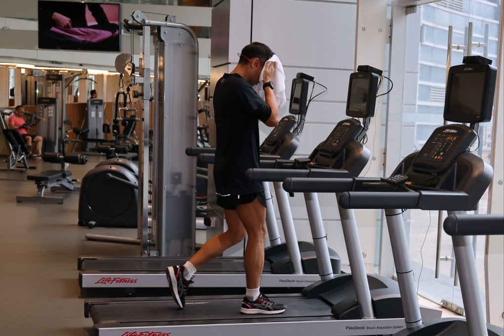 View of Gym room at Nina Hotel in Tsuen Wan. The Hotel in Tsuen Wan has become Hong Kong’s second combination youth hostel with the prospect of offering 100 rooms for adults under 30. Photo: Edmond So