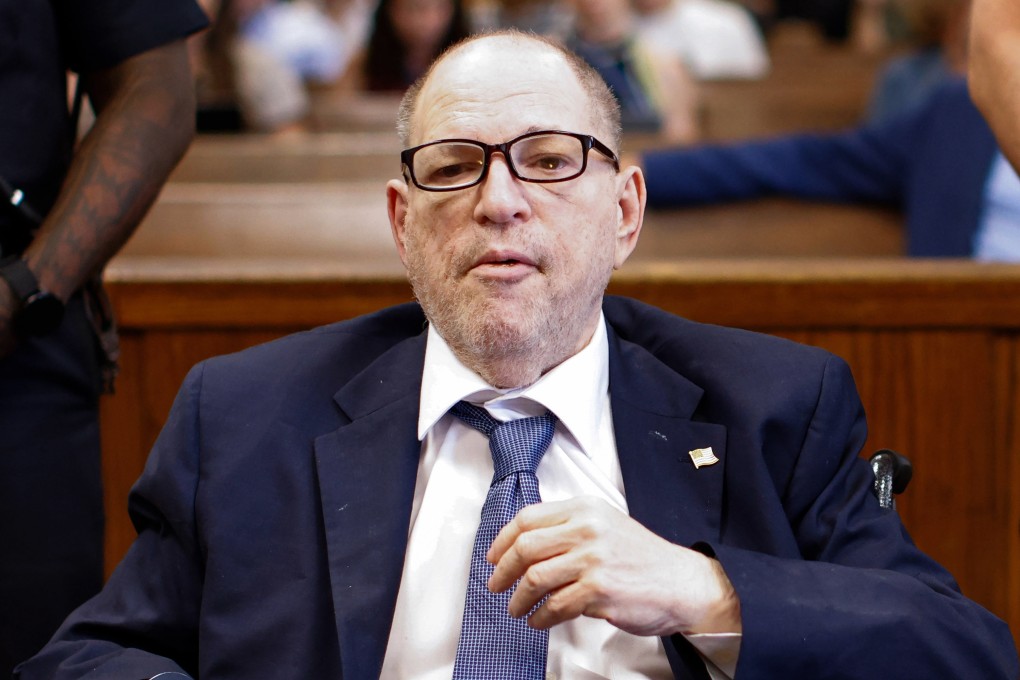 Harvey Weinstein in Manhattan Criminal Court on July 19. The jailed former film producer was rushed to hospital on Sunday for emergency heart surgery. Photo: TNS