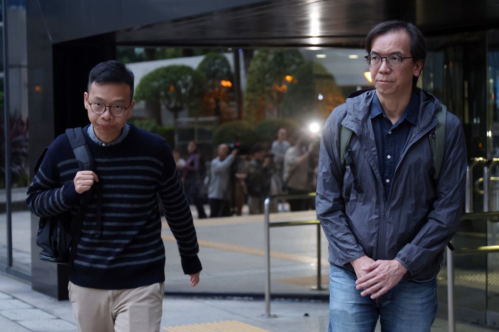 Former Stand News acting editor-in-chief Patrick Lam (left) and ex-editor-in-chief Chung Pui-kuen have been found guilty of sedition. Photo: Edmond So