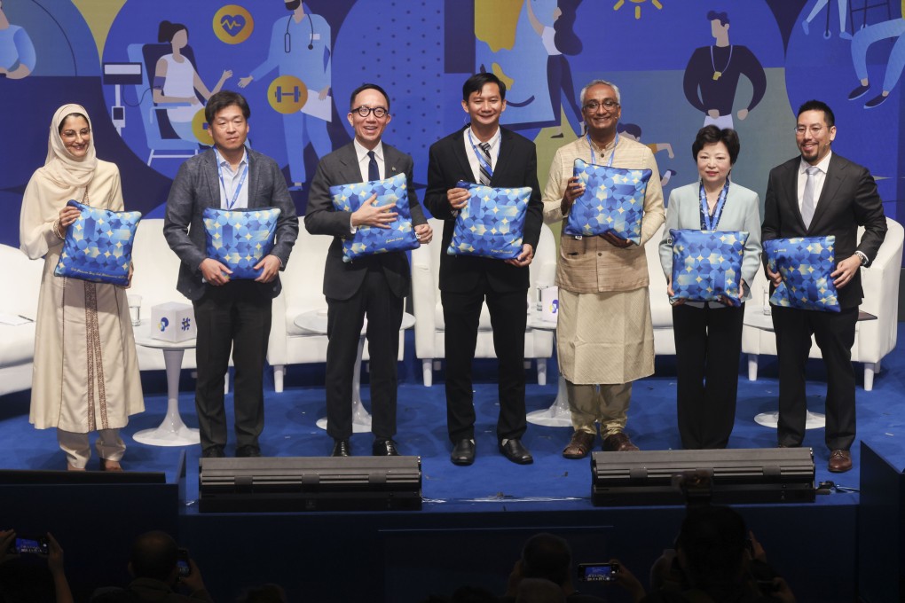 Founding commissioners of the Philanthropy for Better Cities Forum, which comprises charity foundations from five Asian countries. Photo: Jonathan Wong