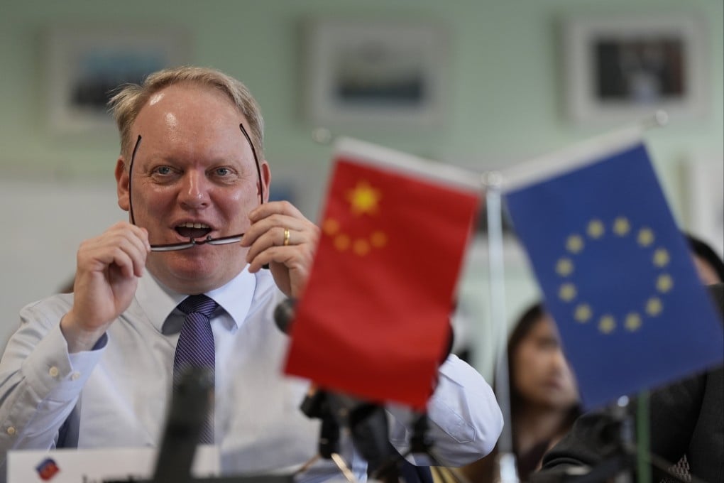Jens Eskelund, president of the EU Chamber of Commerce in China, says members want to see a “meaningful implementation” of Beijing’s opening-up measures. Photo: AP
