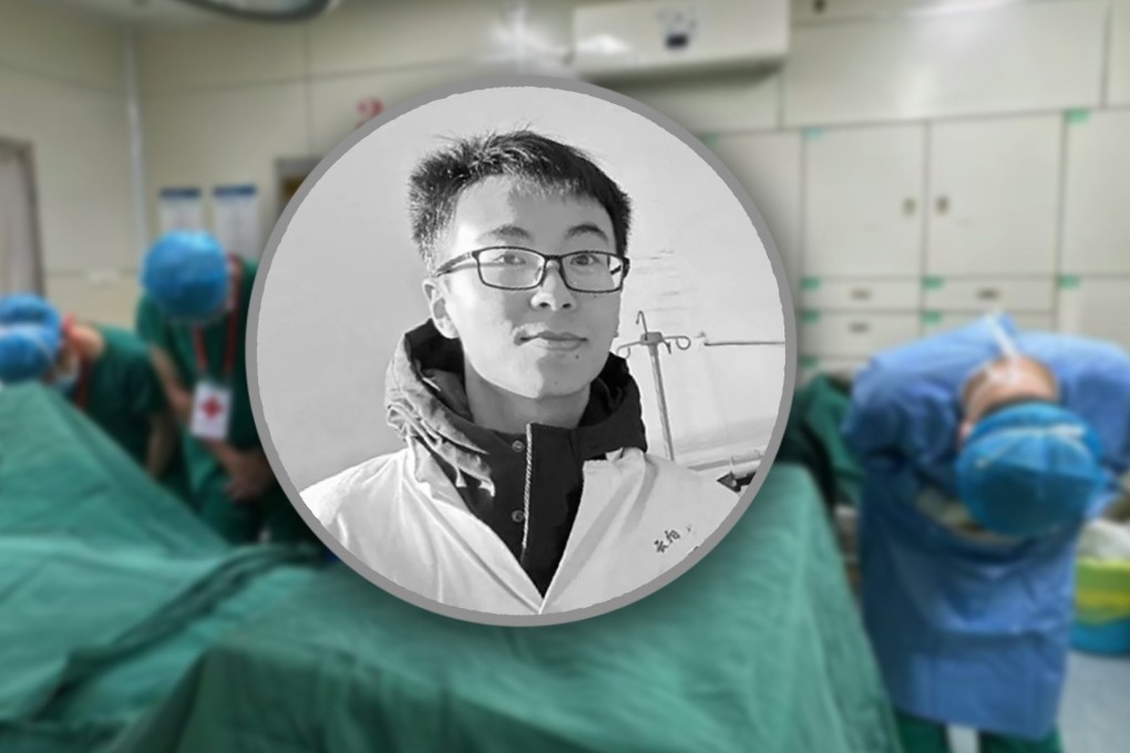 A young doctor in China died in a motorcycle accident; his parents donated his organs, enabling him to “save lives one last time”. Photo: SCMP composite/Douyin