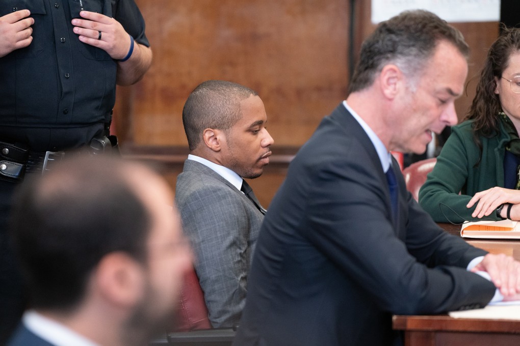 Tyrese Haspil sits at the defence table during his sentencing in New York on September 10. Photo: TNS